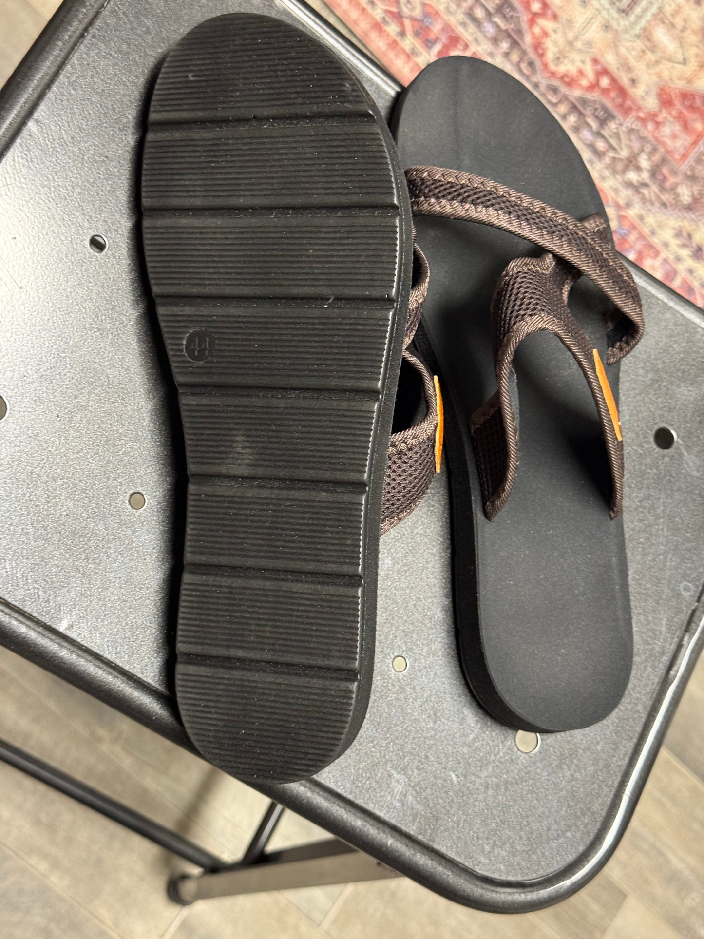 Fashion Brown Slide Sandals Size 10 Men’s/Women’s Comfort Casual Y2K Streetwear