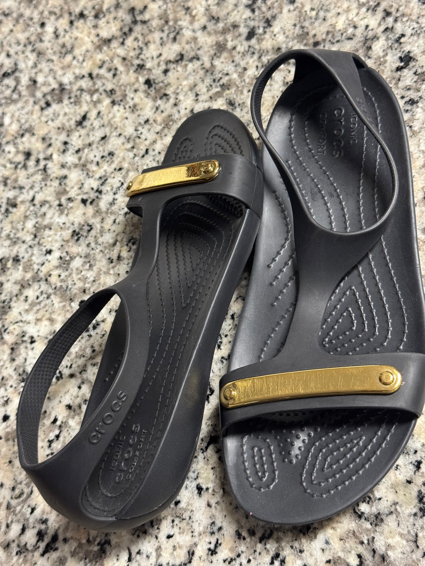 Sandals-Crocs Sandals (W-8)