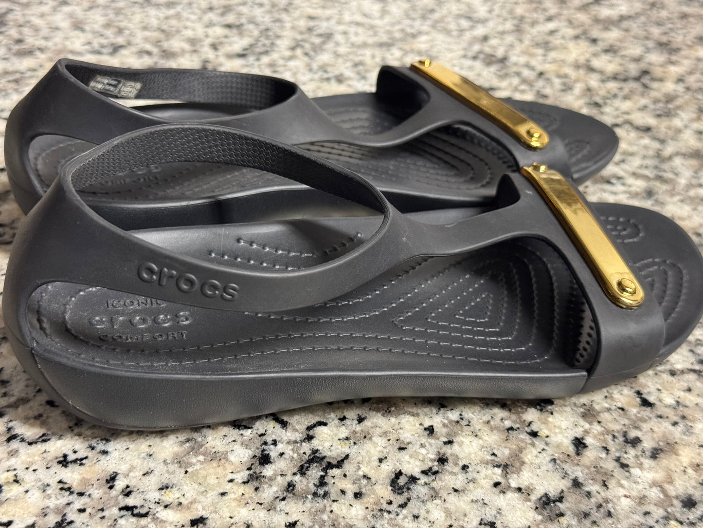 Sandals-Crocs Sandals (W-8)