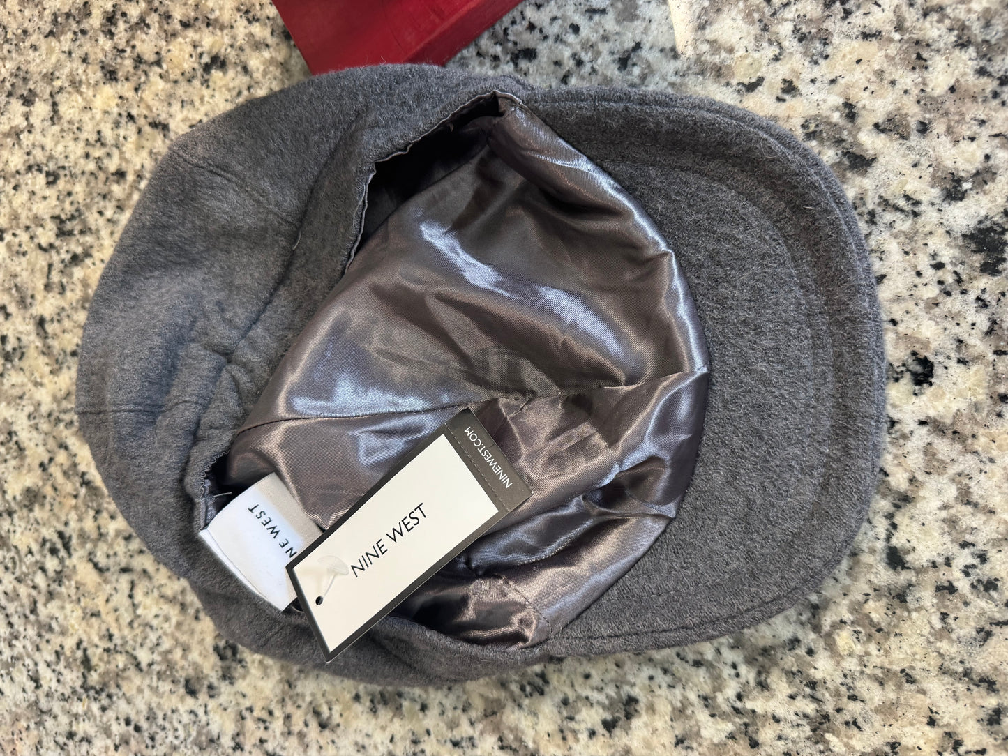 Nine West Men’s Gray Wool Blend Newsboy Cabbie CapHat ClassicStyle HipHop Hippie